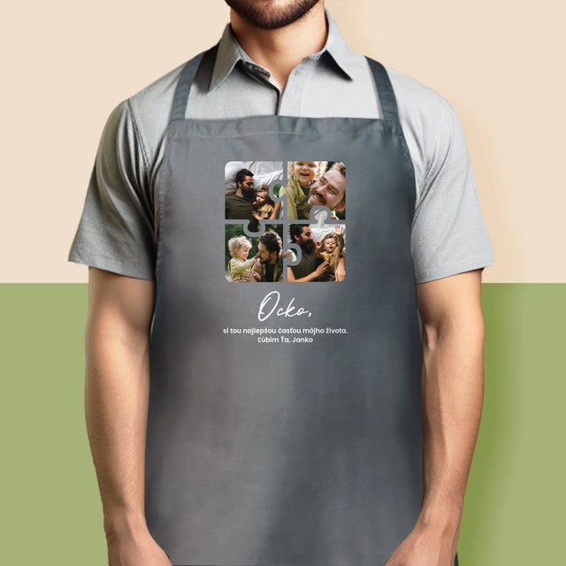 Fotokoláž: Puzzle Fotografie Pre Ocka - Zástera