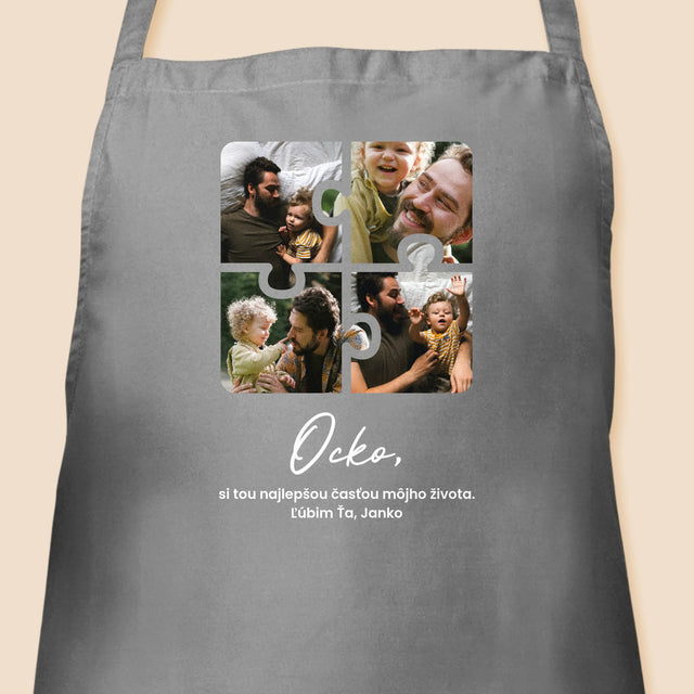 Fotokoláž: Puzzle Fotografie Pre Ocka - Zástera