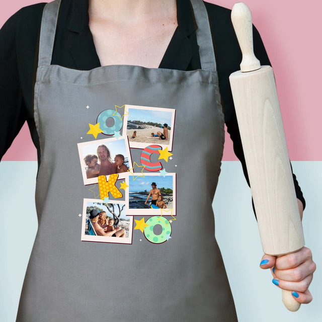 Fotokoláž: Písmená Ocko - Zástera