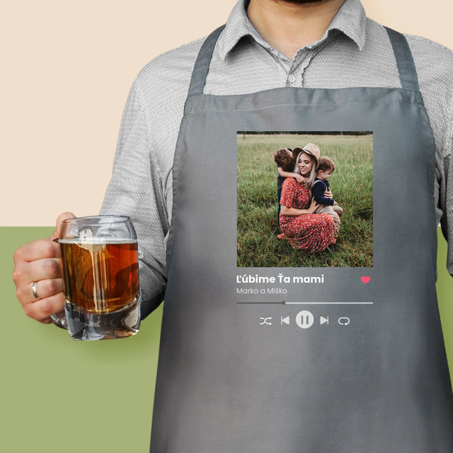 Fotografia A Podpis: Ľúbime Ťa Mami - Zástera