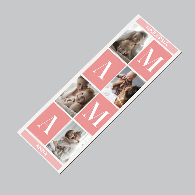 Fotokoláž: Najlepšia Mama Koláž - Magnetka Na Chladničku