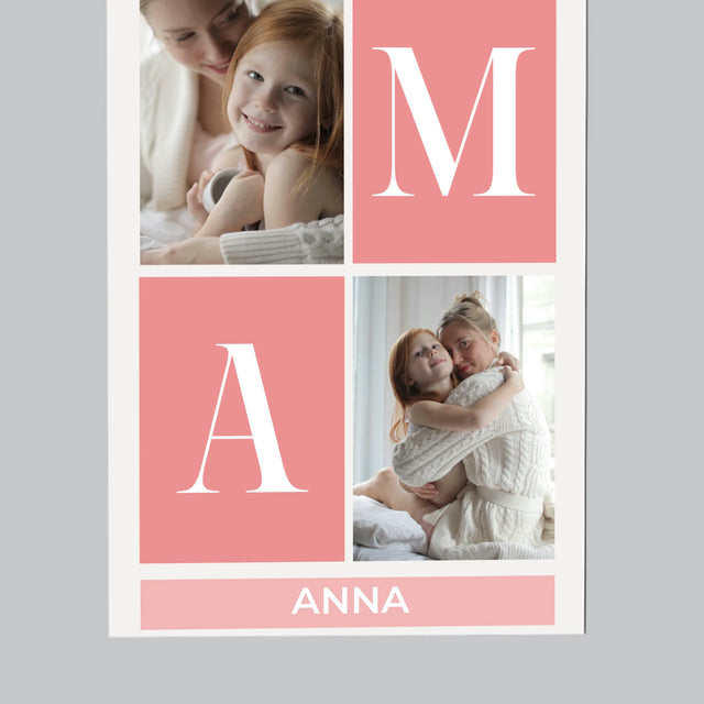 Fotokoláž: Najlepšia Mama Koláž - Magnetka Na Chladničku