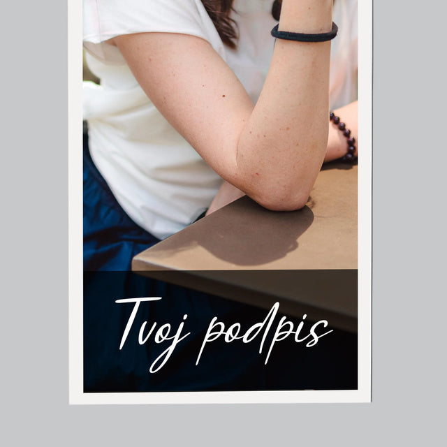 Fotografia A Podpis: Tvoja Fotografia A Podpis - Magnetka Na Chladničku