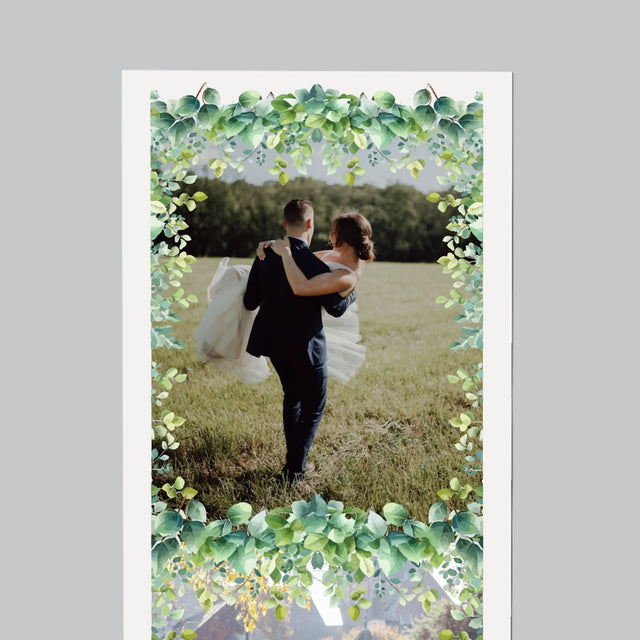 Fotografia A Podpis: Svadobné Poďakovanie Lístky - Magnetka Na Chladničku