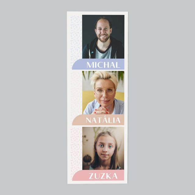 Fotografia A Podpis: Vaše Mená - Magnetka Na Chladničku