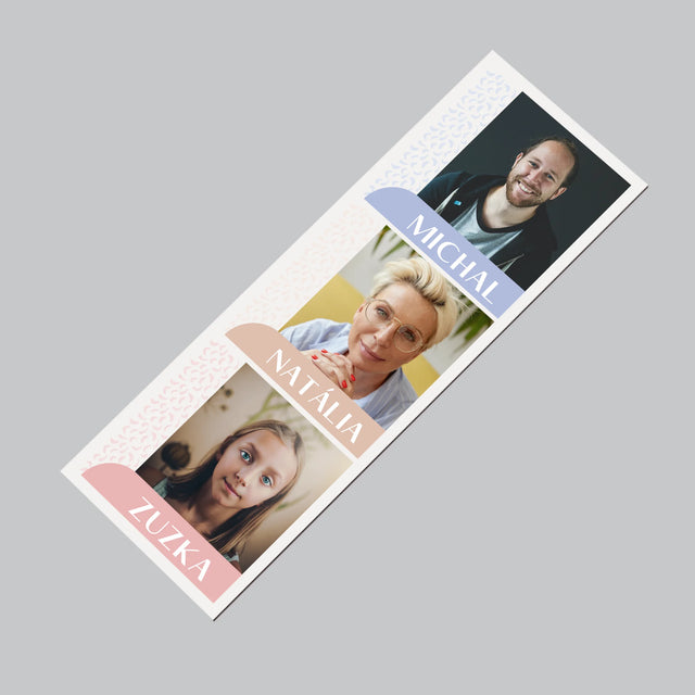 Fotografia A Podpis: Vaše Mená - Magnetka Na Chladničku