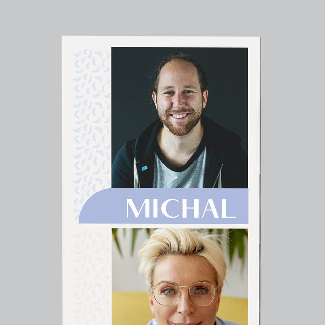 Fotografia A Podpis: Vaše Mená - Magnetka Na Chladničku