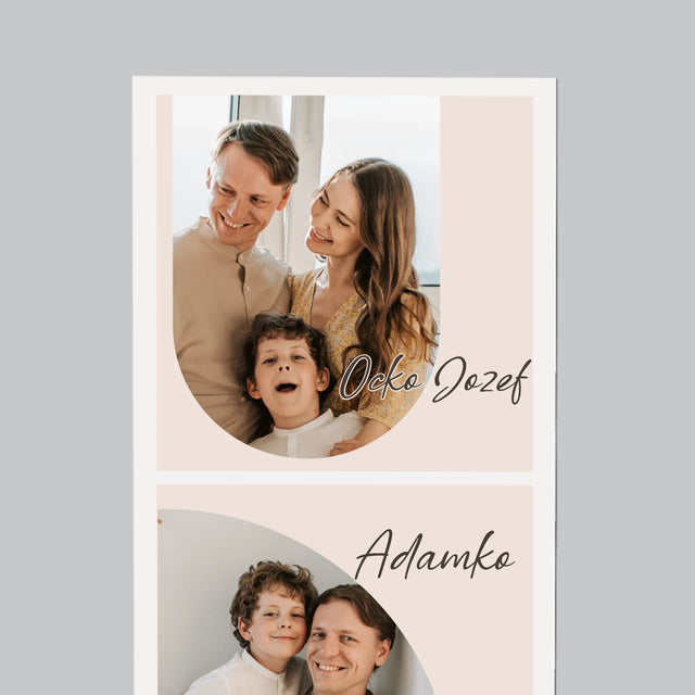 Fotografia A Podpis: Fotografie Rodiny - Magnetka Na Chladničku