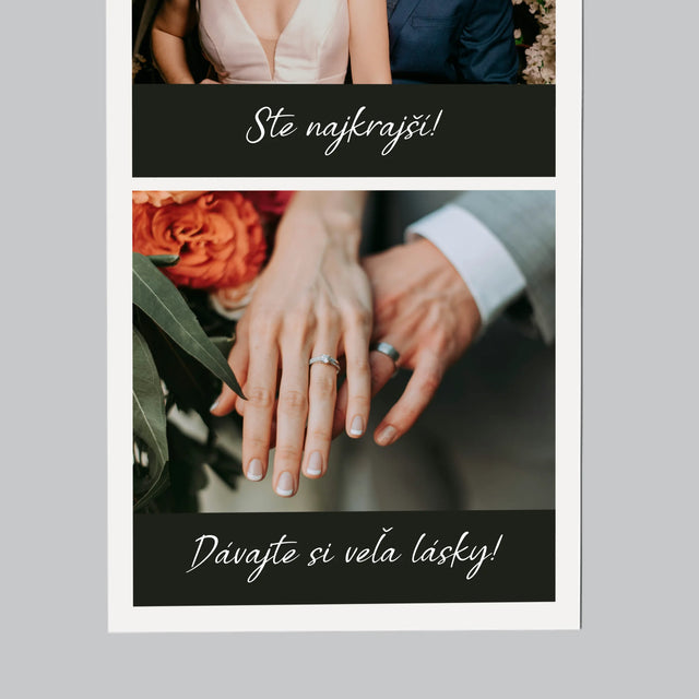 Fotografia A Podpis: Svadobná Fotografia - Magnetka Na Chladničku