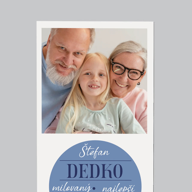 Fotokoláž: Milovaný Dedko - Magnetka Na Chladničku