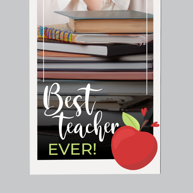 Fotografia A Podpis: Best Teacher Ever - Magnetka Na Chladničku