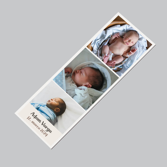 Fotokoláž: Narodenie Dieťaťa - Magnetka Na Chladničku