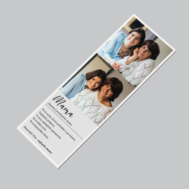 Fotografia A Podpis: Mama Definícia - Magnetka Na Chladničku