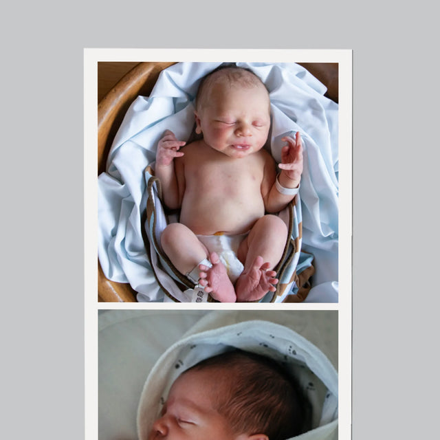 Fotokoláž: Narodenie Dieťaťa - Magnetka Na Chladničku