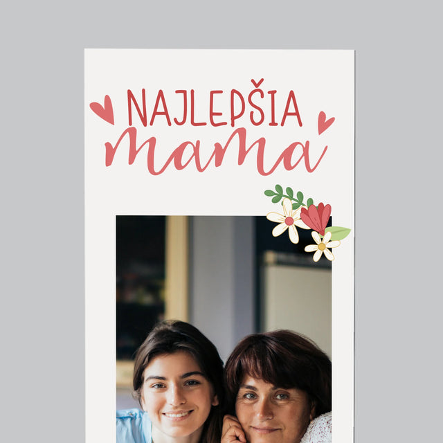 Fotografia A Podpis: Najlepšia Mama Svet - Magnetka Na Chladničku