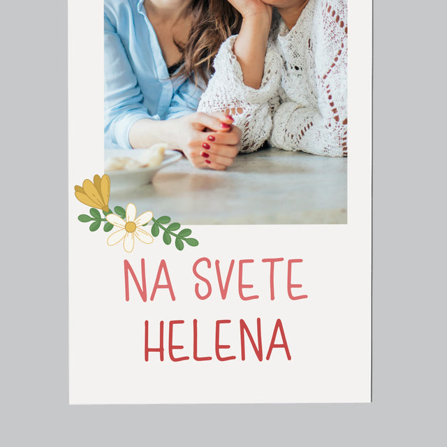 Fotografia A Podpis: Najlepšia Mama Svet - Magnetka Na Chladničku