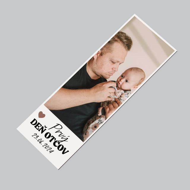 Fotografia A Podpis: Prvý Deň Otcov - Magnetka Na Chladničku