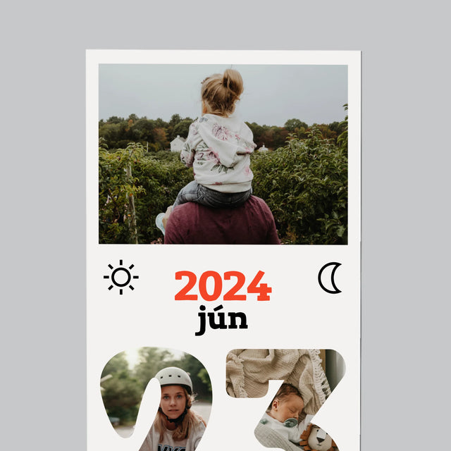 Slovo Z Fotografií: Deň Otcov List Kalendára - Magnetka Na Chladničku