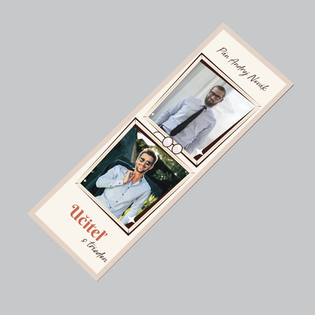 Fotografia A Podpis: Učiteľ S Triedou - Magnetka Na Chladničku