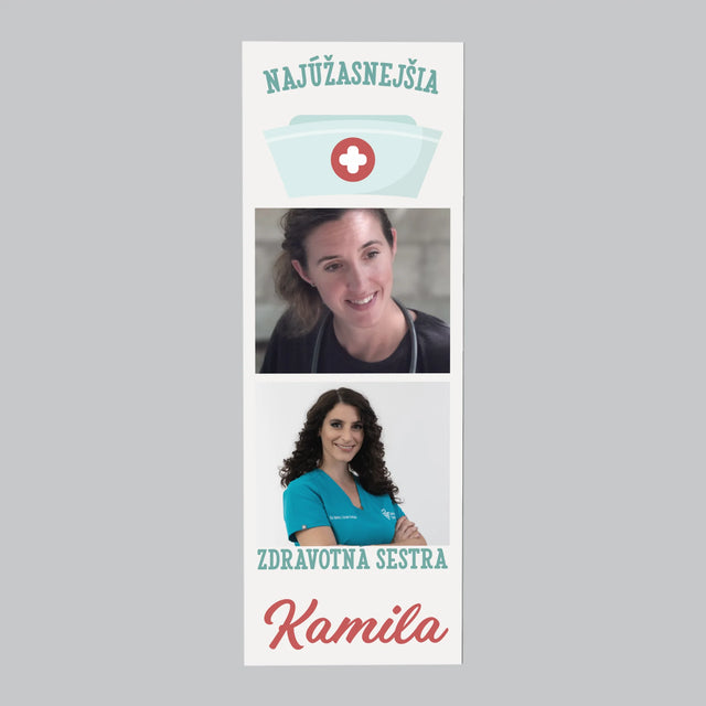 Fotokoláž: Najúžasnejšia Zdravotná Sestra - Magnetka Na Chladničku