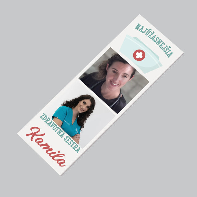 Fotokoláž: Najúžasnejšia Zdravotná Sestra - Magnetka Na Chladničku