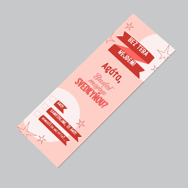 Meno A Podpis: Bez Teba Nejdem - Magnetka Na Chladničku