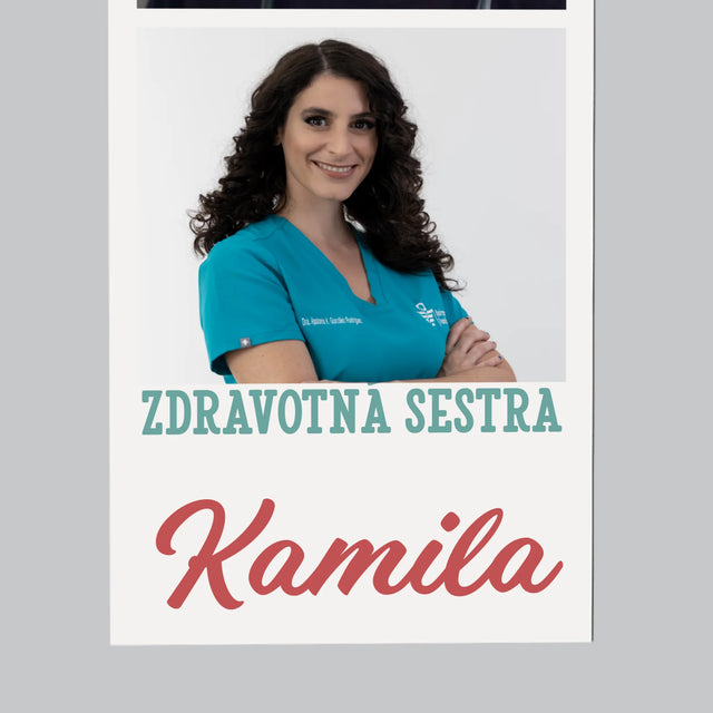 Fotokoláž: Najúžasnejšia Zdravotná Sestra - Magnetka Na Chladničku