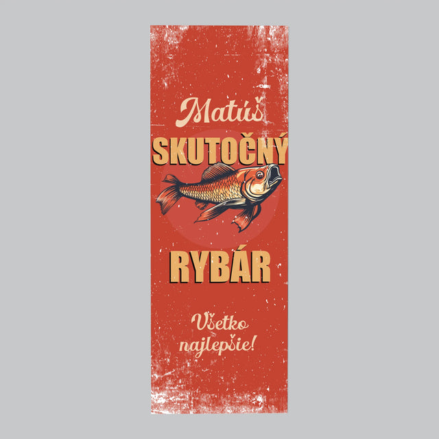 Meno A Podpis: Skutočný Rybár - Magnetka Na Chladničku