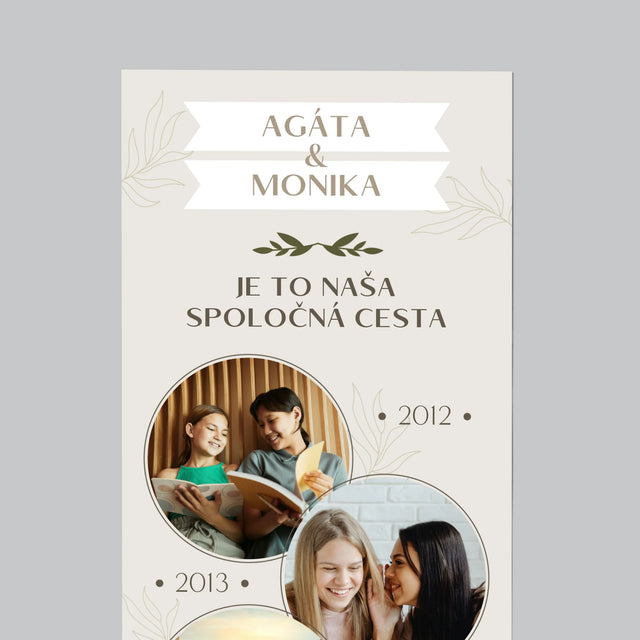 Fotokoláž: Je To Naša Spoločná Cesta - Magnetka Na Chladničku