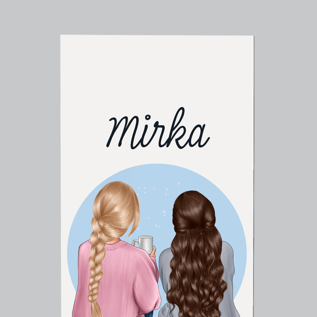 Tvorenie Postavy: Priateľky - Magnetka Na Chladničku