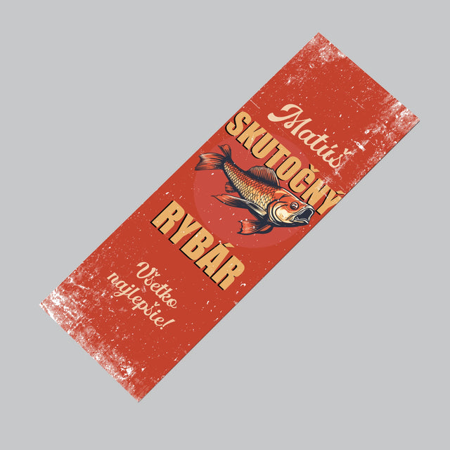 Meno A Podpis: Skutočný Rybár - Magnetka Na Chladničku