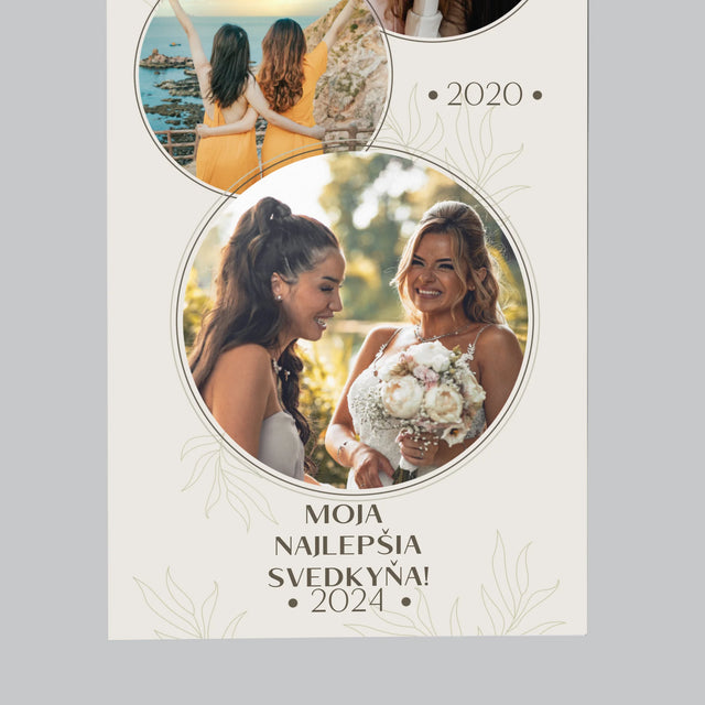 Fotokoláž: Je To Naša Spoločná Cesta - Magnetka Na Chladničku