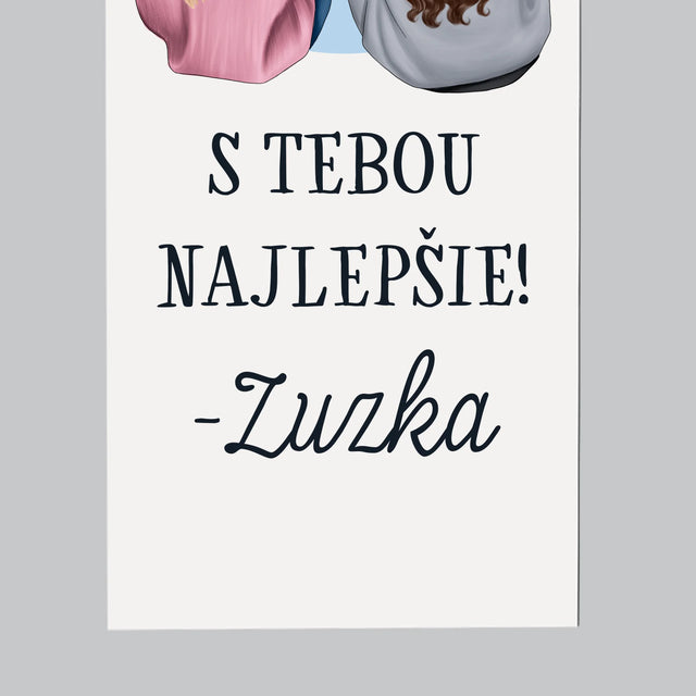 Tvorenie Postavy: Priateľky - Magnetka Na Chladničku