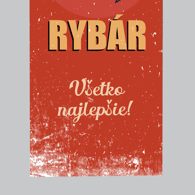 Meno A Podpis: Skutočný Rybár - Magnetka Na Chladničku