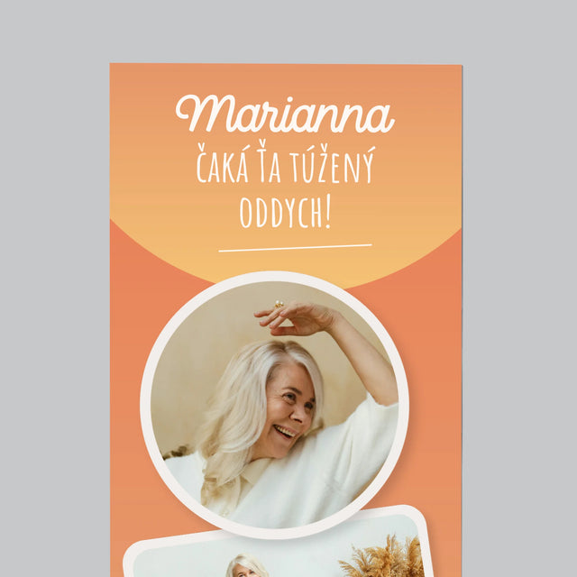 Fotokoláž: Vysnívaný Oddych - Magnetka Na Chladničku