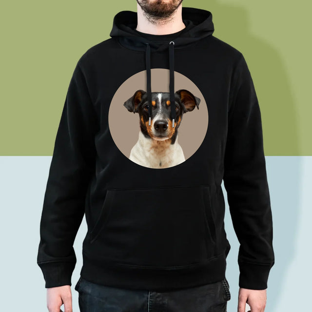 Fotografia: Tvoj Pes - Pánska Mikina S Kapucňou