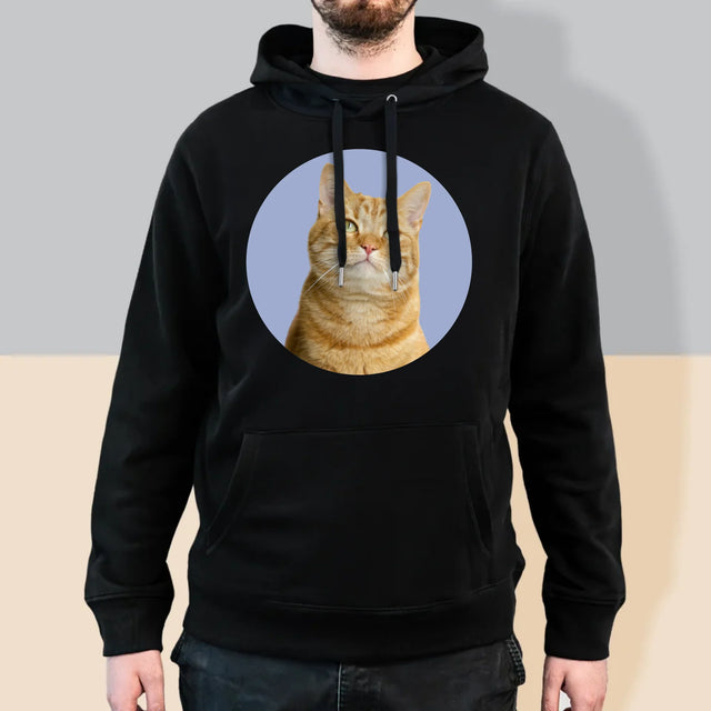 Fotografia: Tvoja Mačka - Pánska Mikina S Kapucňou