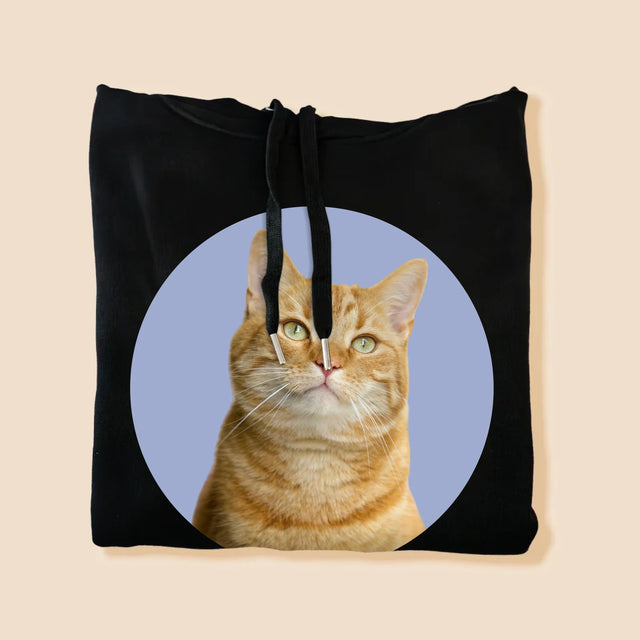 Fotografia: Tvoja Mačka - Pánska Mikina S Kapucňou