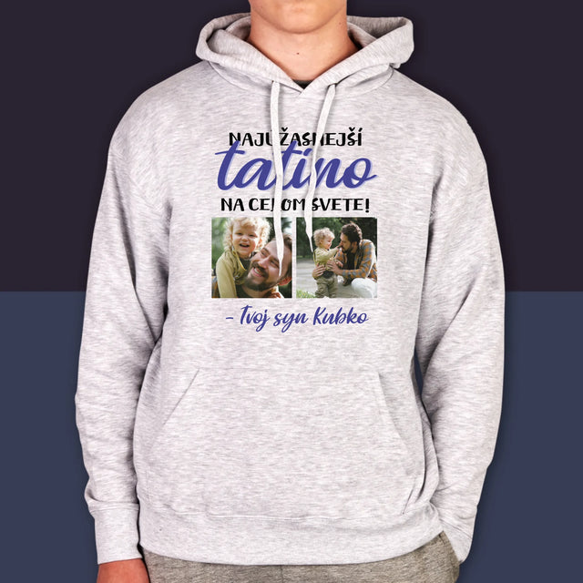 Fotokoláž: Tatino - Pánska Mikina S Kapucňou