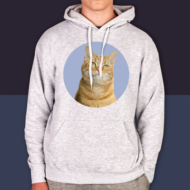 Fotografia: Tvoja Mačka - Pánska Mikina S Kapucňou