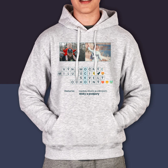 Fotografia A Podpis: Otec Krížovka - Pánska Mikina S Kapucňou