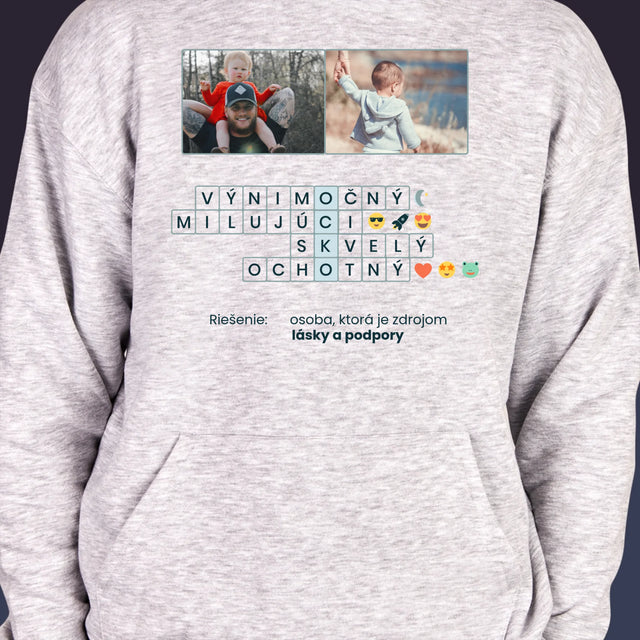 Fotografia A Podpis: Otec Krížovka - Pánska Mikina S Kapucňou