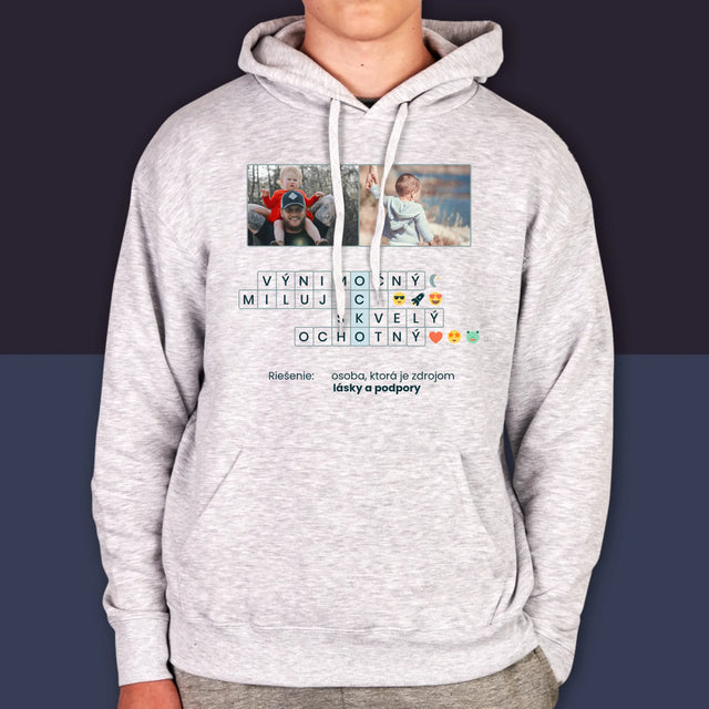 Fotografia A Podpis: Otec Krížovka - Pánska Mikina S Kapucňou