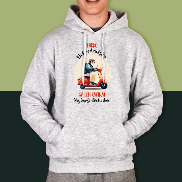 Meno A Podpis: Dobrodružstvo Sa Len Začína - Pánska Mikina S Kapucňou