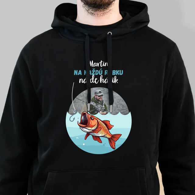 Fotografia A Podpis: Nájde Háčik - Pánska Mikina S Kapucňou