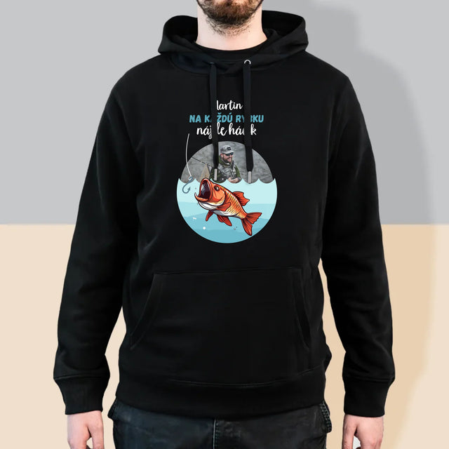 Fotografia A Podpis: Nájde Háčik - Pánska Mikina S Kapucňou