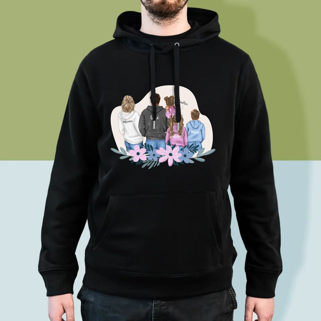 Tvorenie Postavy: Rodina S Deťmi - Pánska Mikina S Kapucňou