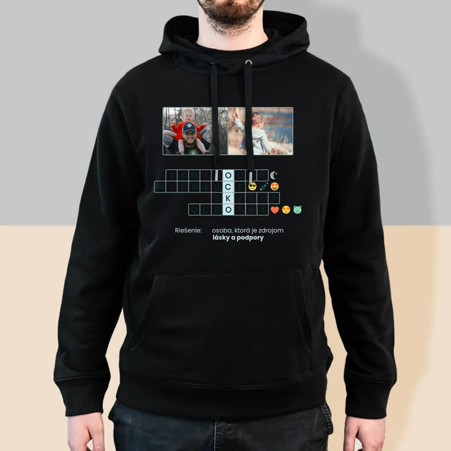 Fotografia A Podpis: Otec Krížovka - Pánska Mikina S Kapucňou