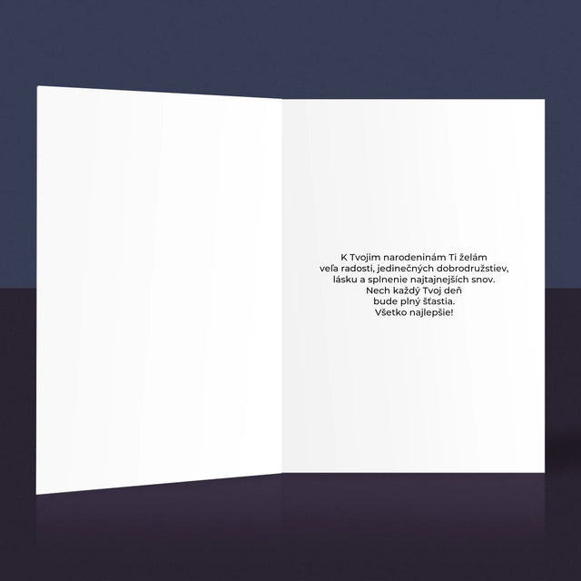 Mapa Hviezd: Mapa Hviezd: Hviezdy Svietia K Narodeninám - Kartička S Prianiami