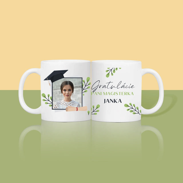 Fotografia A Podpis: Gratulácie Magisterka - Hrnček
